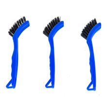 Mini Plastic Double Color Handle Steel Wire Brush Cleaning Brush